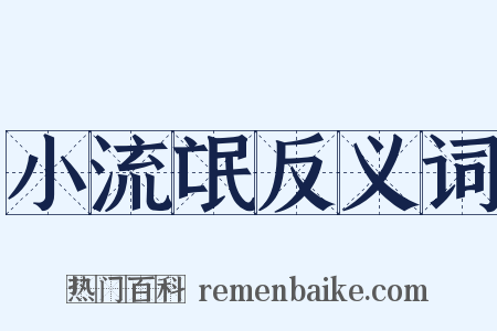 小流氓反义词是什么意思的图片